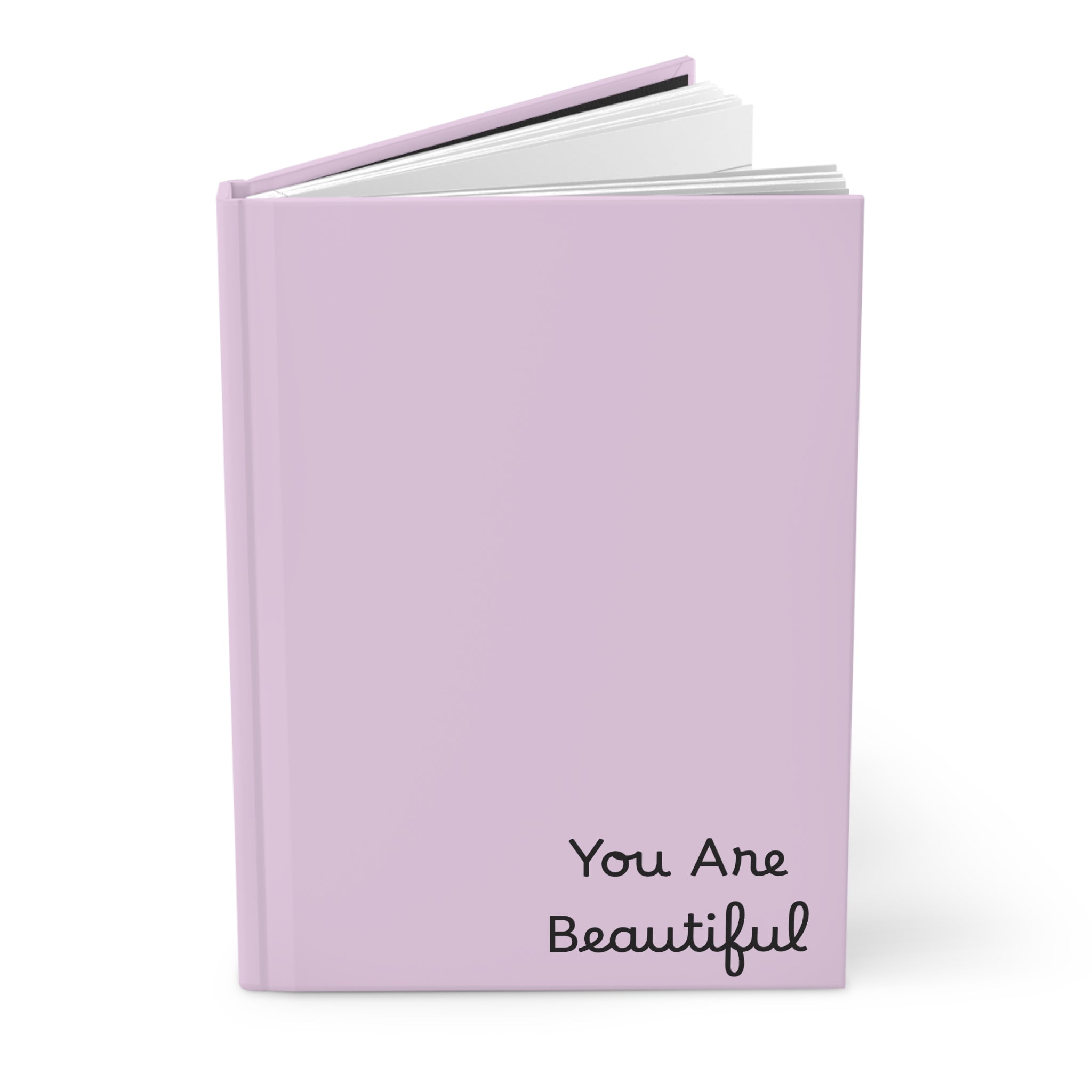 You Are Beautiful Hardcover Journal — Inspirational Pink Notebook for Self-Care & Daily Gratitude